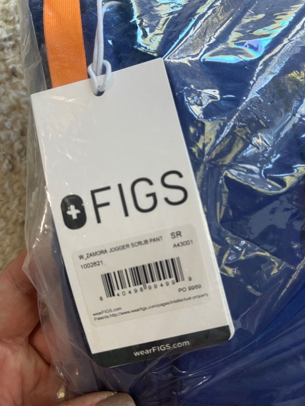 FIGS Medical Scrub Pants – Size Small (Deep Royal Blue) - Picture 2 of 2